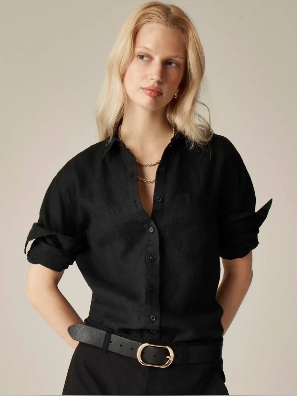 J.Crew Garçon Classic Button-Up Shirt in Baird McNutt Irish Linen